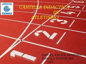 Cartilla Didactica De Atletismo Cenda