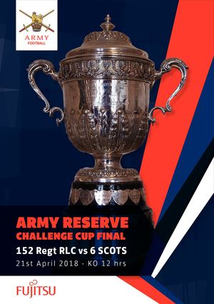 Army Reserve Cup Final Programme