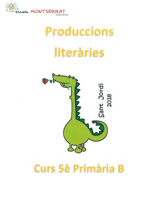 Produccions Literàries 5èB