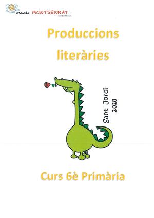 Produccions Literàries  6è