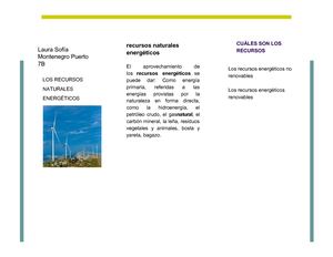 Recursos Naturales Laura Sofía Montenegro Puerto