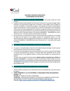 Solucion De Preguntas Frecuentes