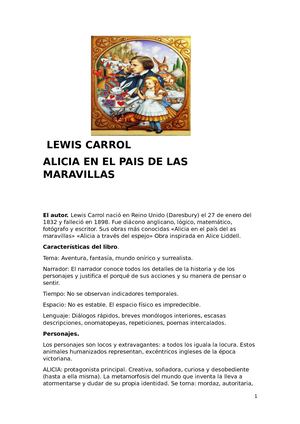 Alicia En El Pais De Las Maravillas Cristina Rubi 6ºb