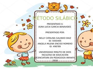 Método Silábico Cartilla