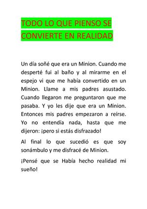 Alfredo Todo Lo Que Pienso Se Convierte En Realidad