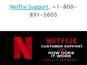 Netflix Support ,+1 800 891 5603