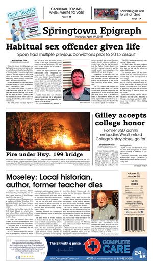 The Springtown Epigraph