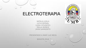 Electroterapia