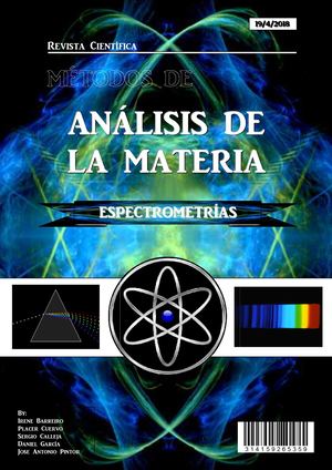 Métodos de análisis de la materia