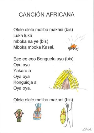 Canción Africana Olelé