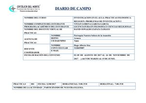 Diario De Campo Vivian Garcia