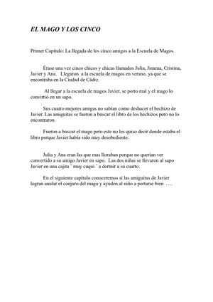 El mago y los cinco (Julia Hidalgo Palacio)