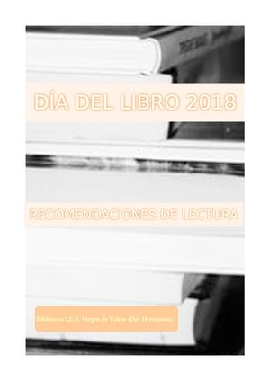 Recomendaciones De Lectura2018