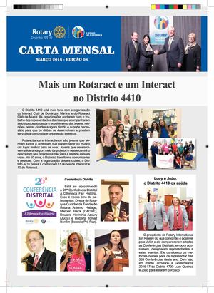 Carta Mensal Março 2018