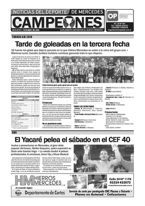 Campeones 16 04 2018