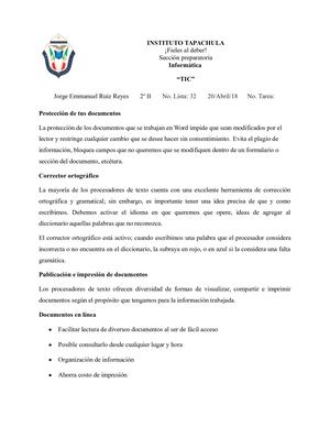 #32 Jorge Ruiz 2°b Tic