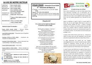 BBM du 22 avril 2018