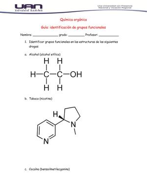 Grupos Funcionales Drogas