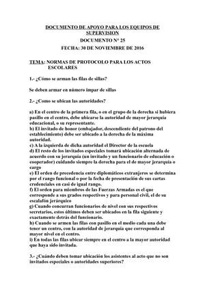 Protocolo Actos Escolares