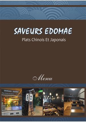 Menu Saveurs Edomae