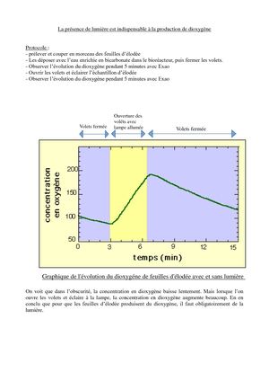 Photosynthèse Tsa 18