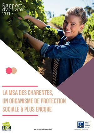 Rapport D'activité Msa Des Charentes 2017