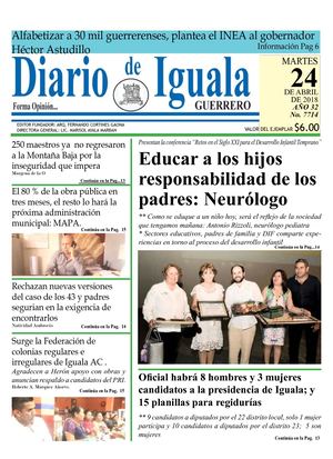 Diario De Iguala Martes 24 De Abril De 2018