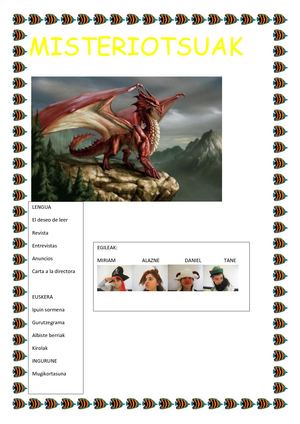 Misteriotsuak 1 Taldea