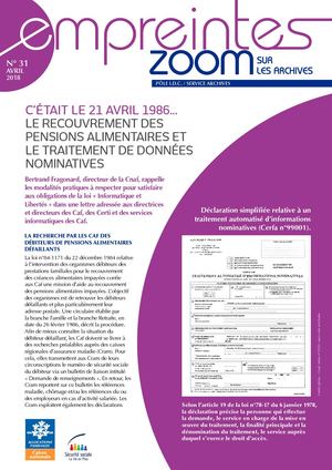 Empreintes, n°31 - Avril 2018