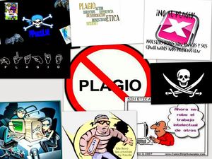 Plagio,fraude y piratería.
