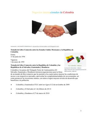 Negocios Internacionales De Colombia