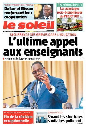 Edition Du 25 Avril 2018