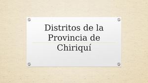 Mapas Distritos y Corregimientos