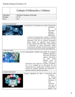 Colegio Civilización Y Cultura Formato