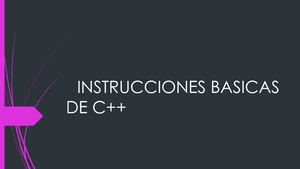 Instrucciones Basicas