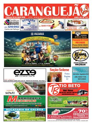 Edição N 63 do jornal caranguejão