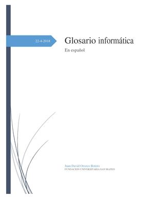 GLOSARIO INFORMATICA