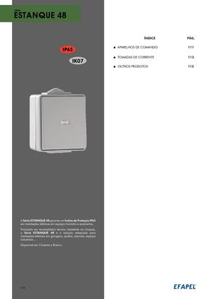 EFAPEL Estanque 48 - pedralux-pt