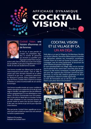 COCKTAIL VISION - NEWSLETTER n°9