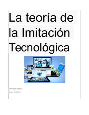 TEORIA DE LA IMITACION TECNOLOGICA ya