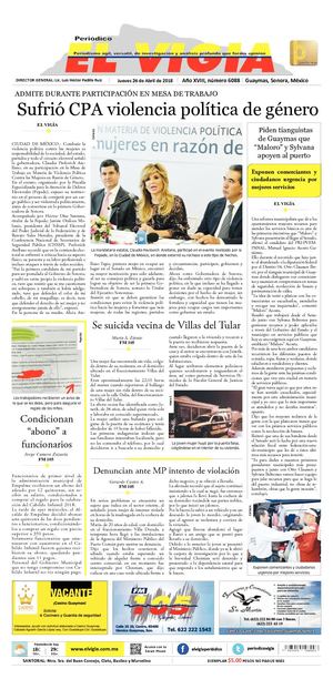 26 de abril del 2018