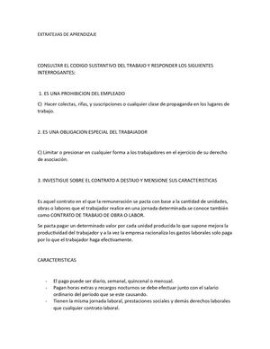 Extratejias De Aprendizaje