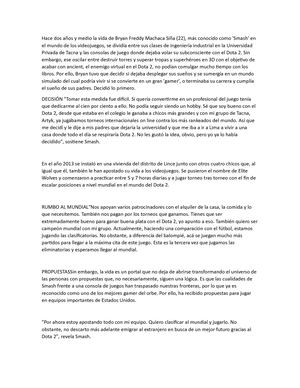 Hace Dos Años Y Medio La Vida De Bryan Freddy Machaca Siña