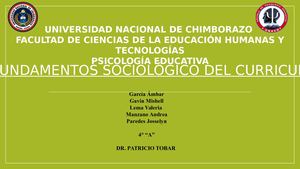 Fundamentos Sociologicos