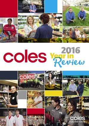 Coles Year In Review 2016