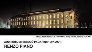 Auditorio Niccolo Paganini