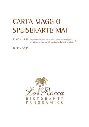 Carta Maggio Ristorante Panoramico Ronco Sopra Ascona