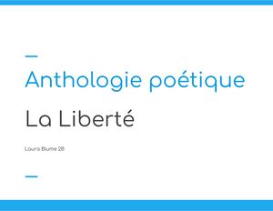 Anthologie Poétique (1)