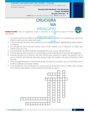 CRUCIGRAMA