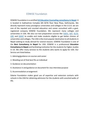 Best Consultancy in Nepal for USA